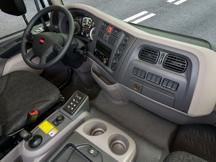 Peterbilt 220 interior